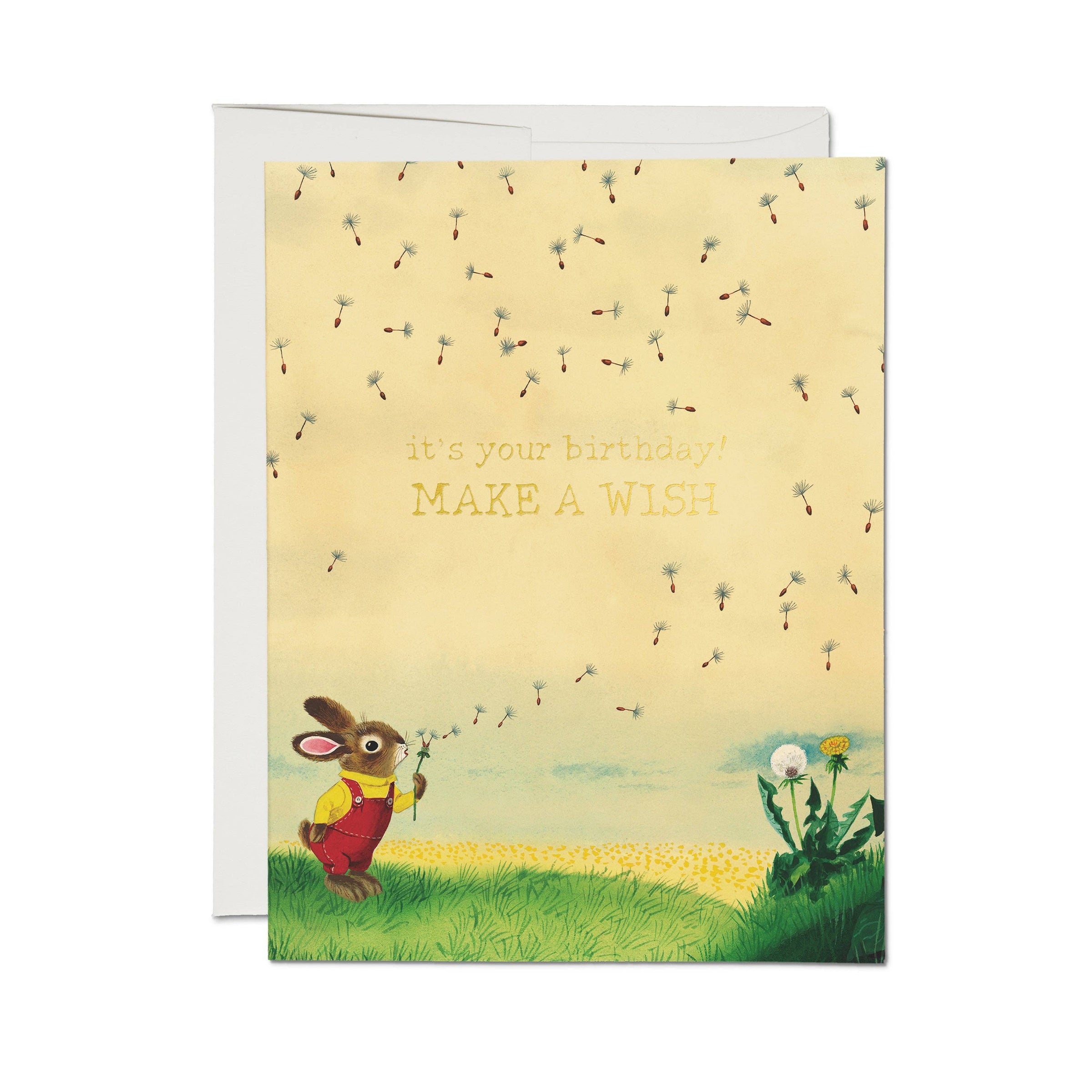 Greeting Card: Richard Scarry, Bunny and Dandelion