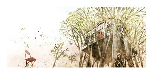 3 FOR 2! Print: Jon Klassen - House Held Up by Trees, Pg 29 - 30 - Tales for Tadpoles