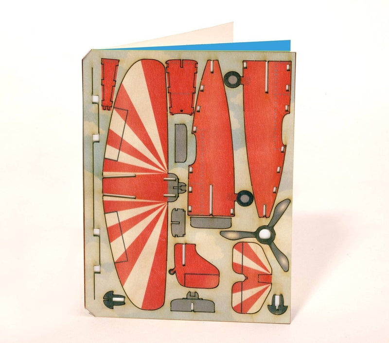 3D Greeting Card: Aeroplane - Tales for Tadpoles