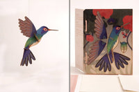 3D Greeting Card: Hummingbird - Tales for Tadpoles