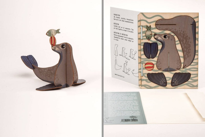 3D Greeting Card: Seal - Tales for Tadpoles