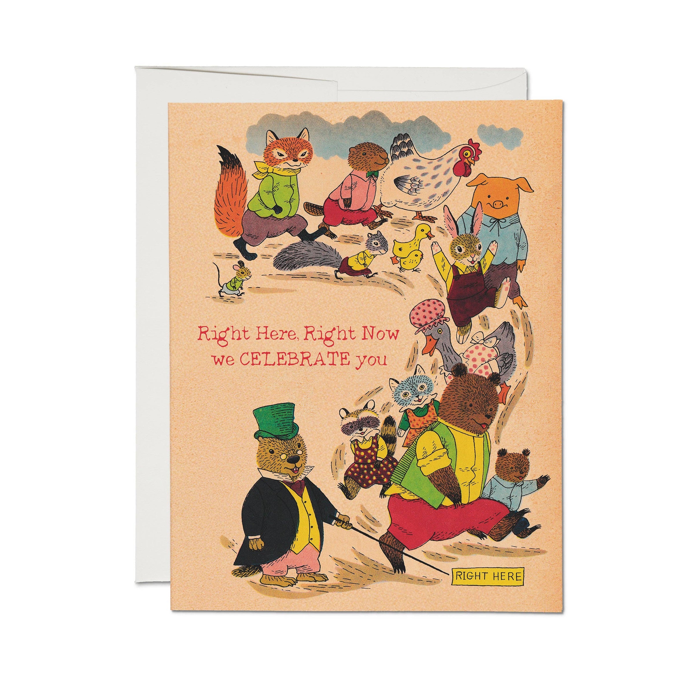 Greeting Card: Richard Scarry, Right Here