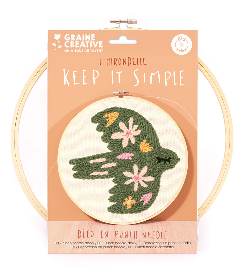 Punch Needle Kit: Bird