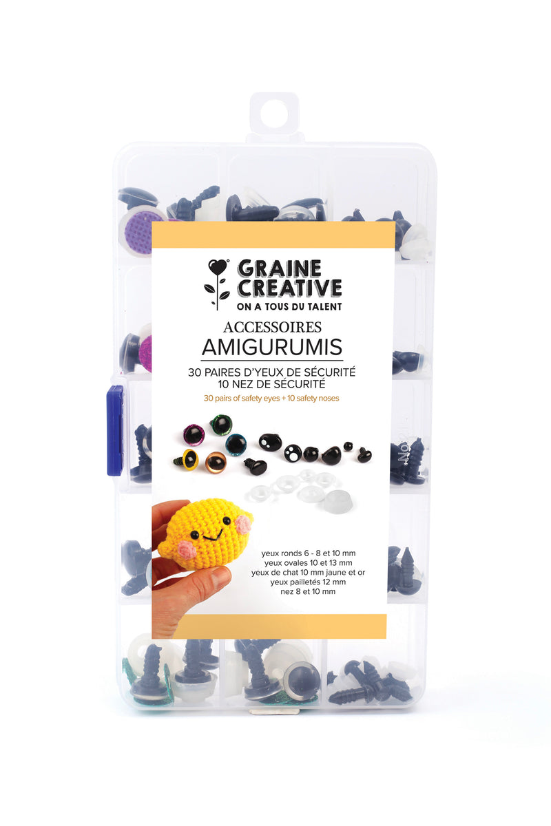 Amigurumi Accessories Set: Eyes and Noses