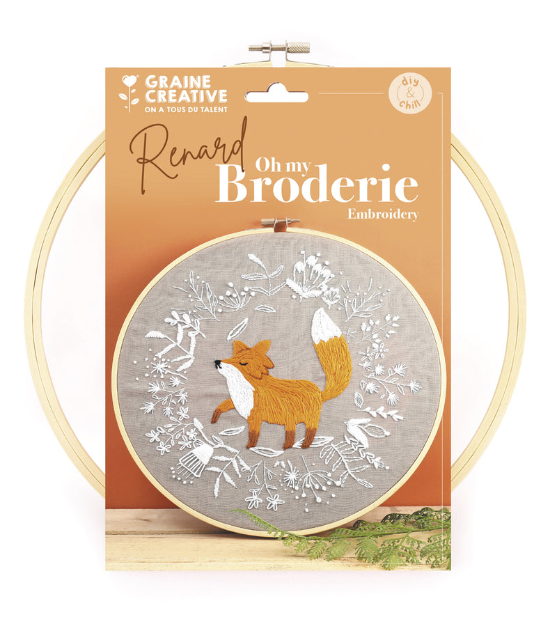 Embroidery Kit: Fox