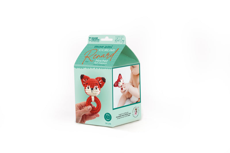 Crochet Kit: Fox Rattle