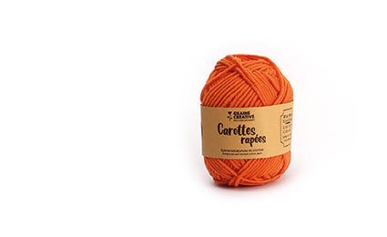 Cotton Yarn 27g: Orange