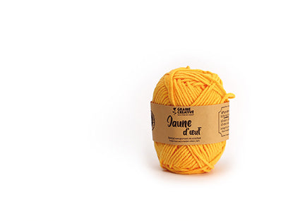 Cotton Yarn 27g: Yellow