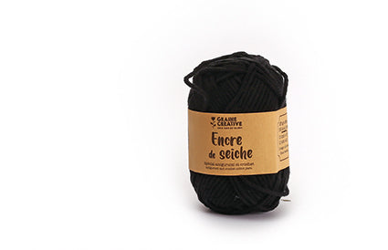 Cotton Yarn 27g: Black