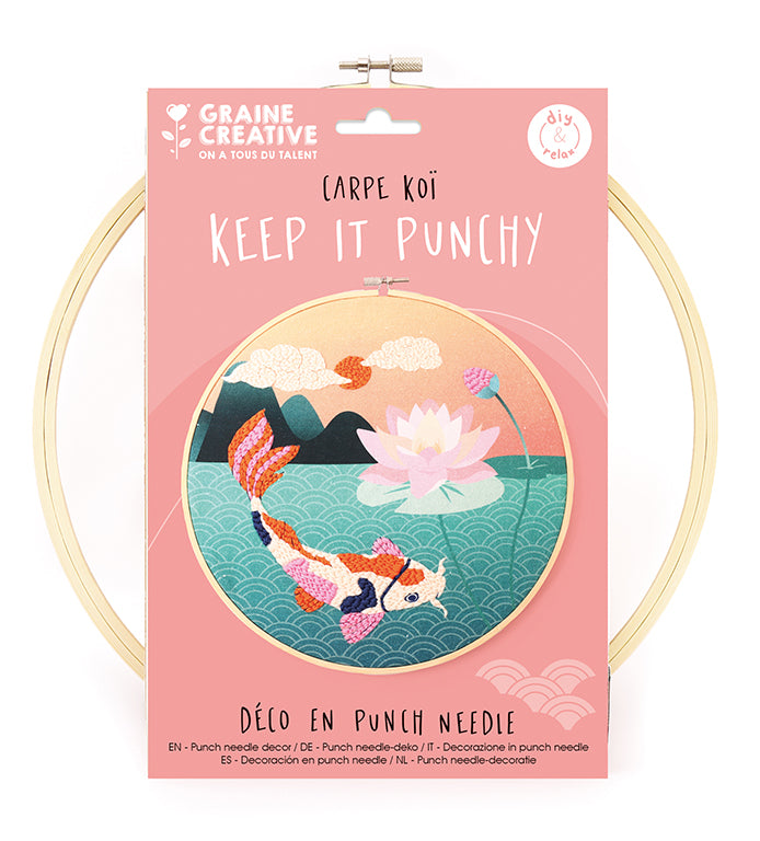 Punch Needle Kit: Koi Fish