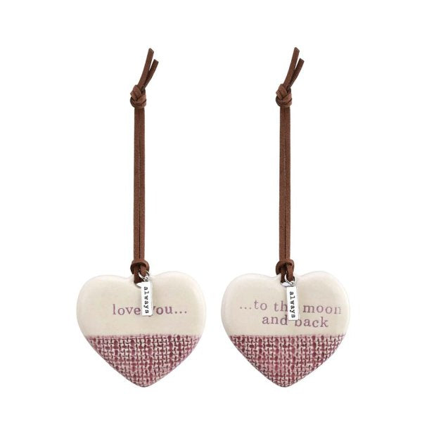 Hanging Ornament Set: One to Keep, One to Share - Love