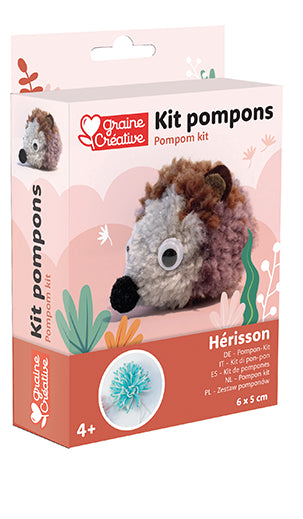 Pom Pom Kit: Hedgehog