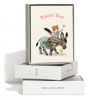 Greeting Card: Richard Scarry, Chipmunk and Donkey