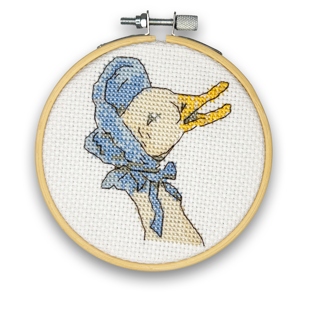 Mini Cross Stitch Kit: Jemima Puddleduck