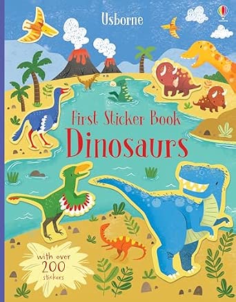 Usborne: First Sticker Book, Dinosaurs