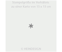 Mini Rubber Stamp: Snowflake