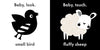 Baby Touch: My First Book - A Black and White Cloth Book, illustrated by Lemon Ribbon Studio