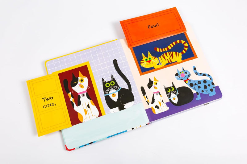 Jonathon Emmett: One Cat, Two Cats, illustrated by Rob Hodgson