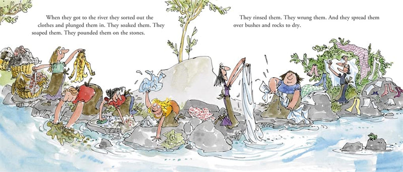 John Yeoman: The Wild Washerwomen, illustrated by Quentin Blake