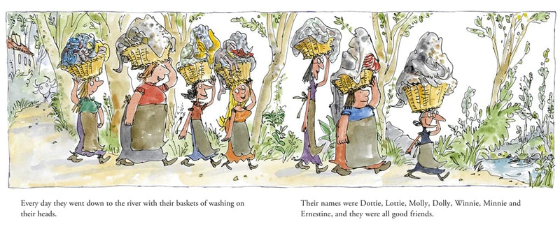 John Yeoman: The Wild Washerwomen, illustrated by Quentin Blake