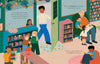 Jaspreet Kaur: The Spaces in Between, illustrated by Manjit Thapp