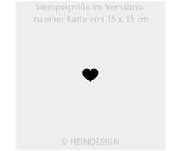 Mini Rubber Stamp:    Heart Of Judi-Kins