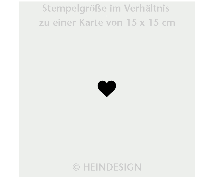 Mini Rubber Stamp:    Heart Of Judi-Kins