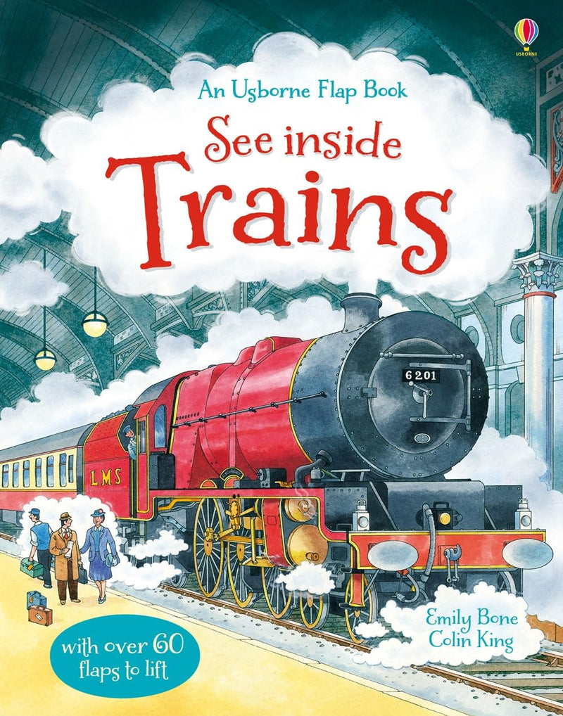 Emily Bene: See Inside - Trains, illustrated by Colin King