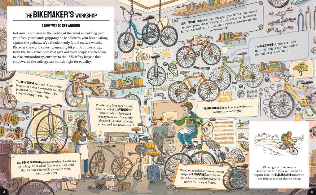 Ruth Amos: The Inventor's Workshop, illustrated by Stacey Thomas