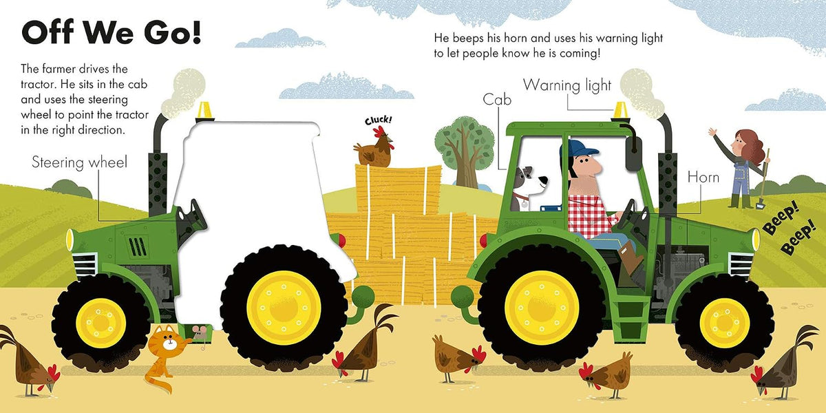 Amelia Hepworth: How it Works - Tractor, illustrated by David Semple
