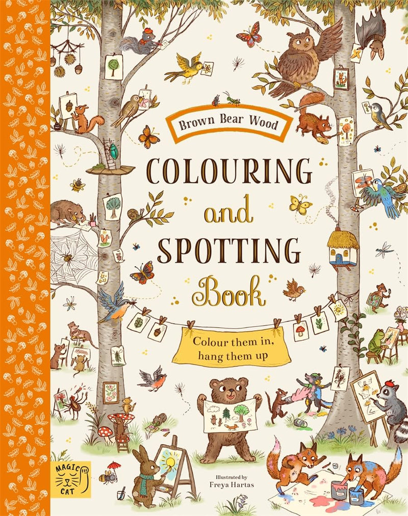 Freya Hartas: Brown Bear Wood - Colouring and Spotting Book