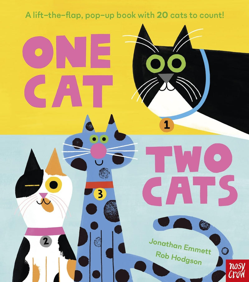 Jonathon Emmett: One Cat, Two Cats, illustrated by Rob Hodgson