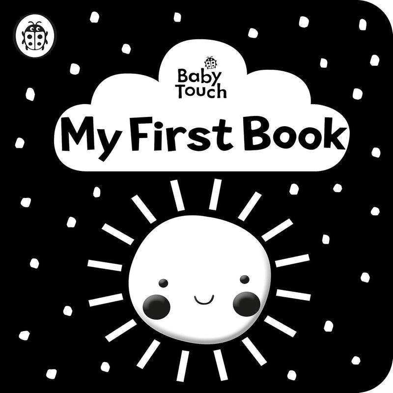 Baby Touch: My First Book - A Black and White Cloth Book, illustrated by Lemon Ribbon Studio