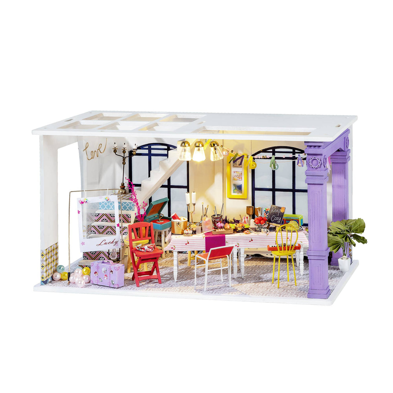 DIY Miniature House Kit: Party Time