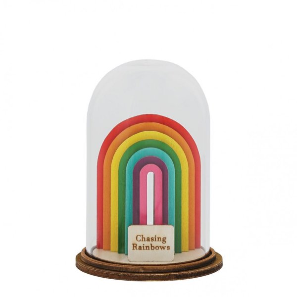 Glass Decoration: Chasing Rainbows (Dome)