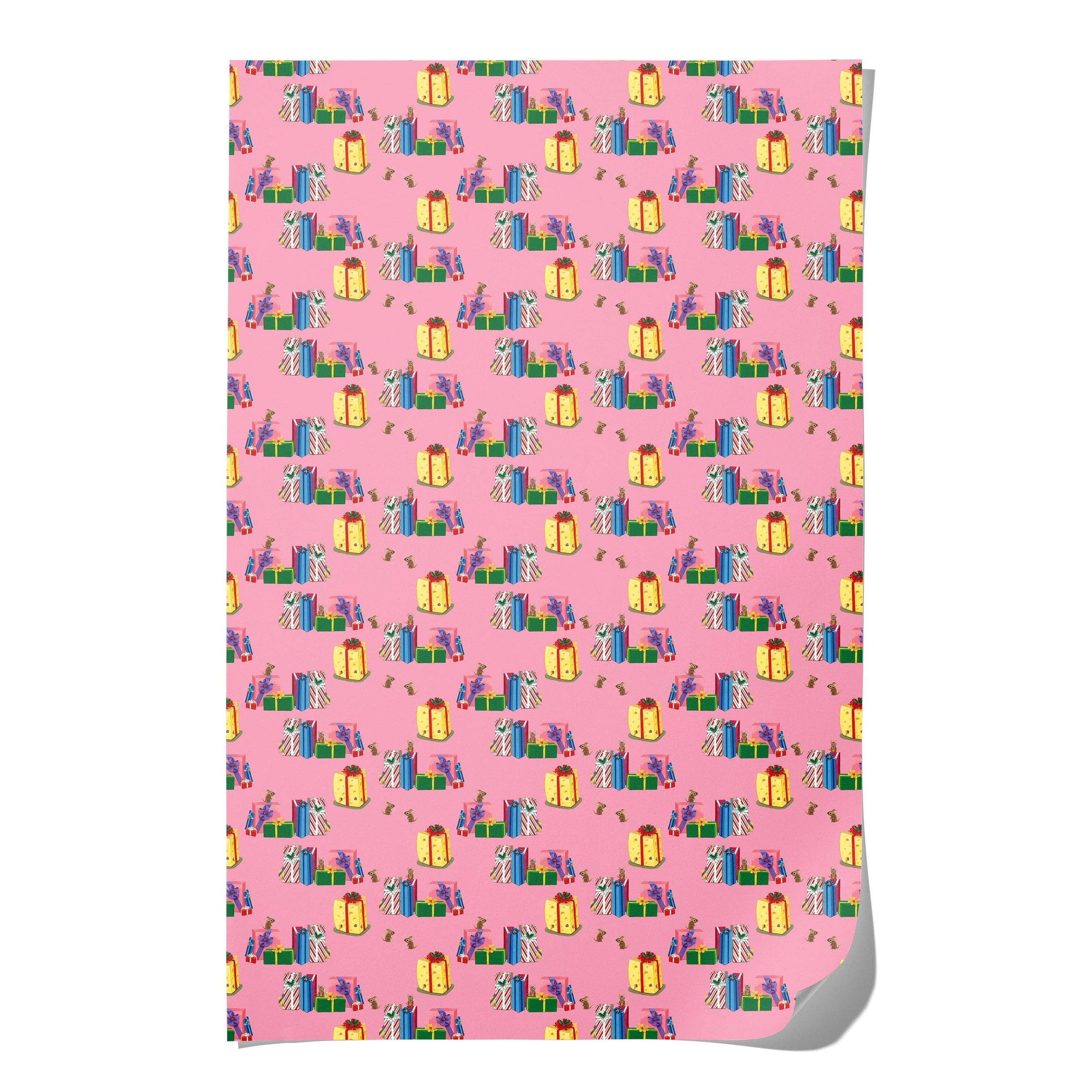 Wrapping Paper: Mice and Presents