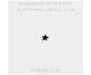Mini Rubber Stamp:    Graphic Star Of Judi-Kins