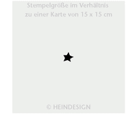 Mini Rubber Stamp:    Graphic Star Of Judi-Kins