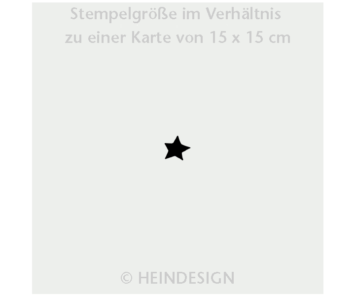 Mini Rubber Stamp:    Graphic Star Of Judi-Kins