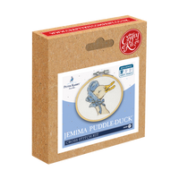 Mini Cross Stitch Kit: Jemima Puddleduck