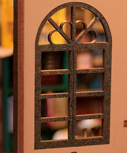 DIY Miniature House Book Nook Kit: Bookstore