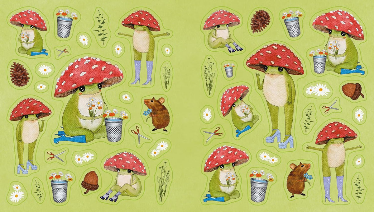 Maybell Eequay: The Little Frog Sticker Book