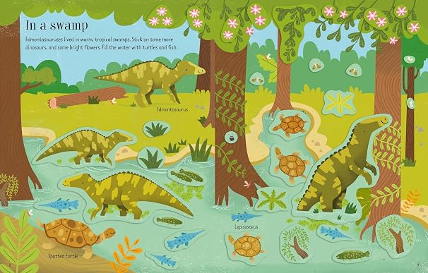 Usborne: First Sticker Book, Dinosaurs