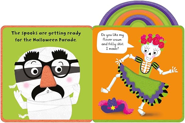 Roger Priddy: Happy Halloween (Festive Felt), illustrated by Charlotte Pepper