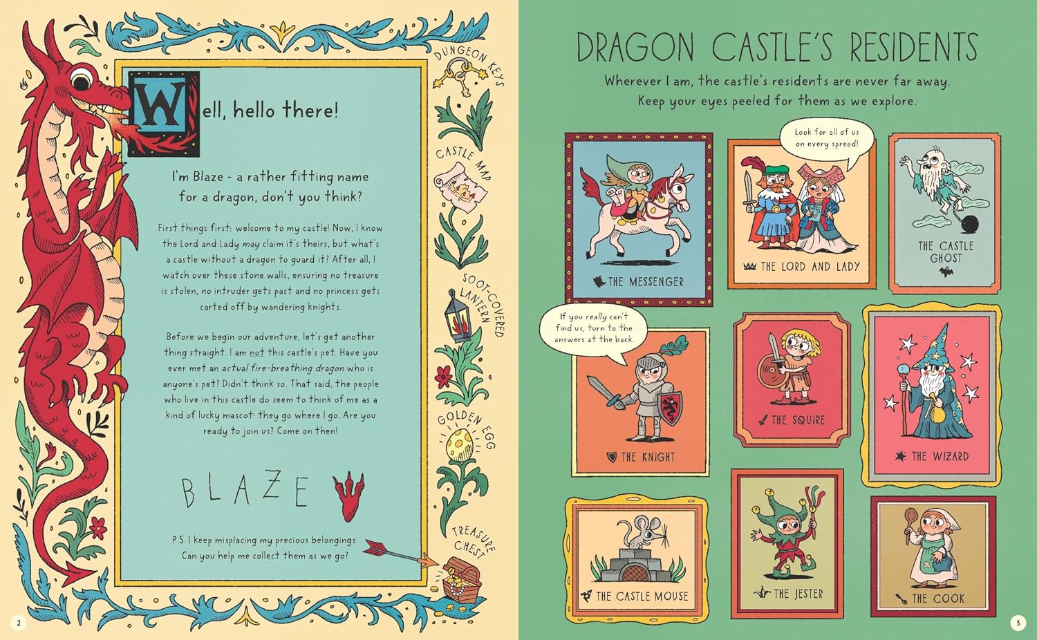 David MacPhail: Where's Dragon in His Castle? illustrated by Mariana Ruiz Johnson