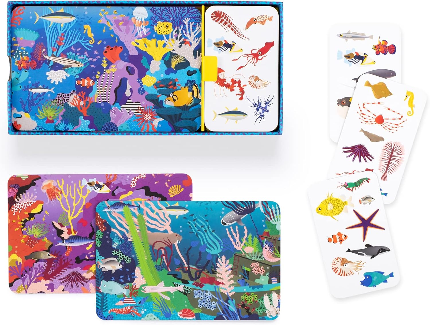 Laurence King: A Spot and Match Game - Who's Hiding in the Ocean? illustrated by Caroline Selmes