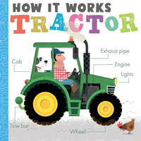 Amelia Hepworth: How it Works - Tractor, illustrated by David Semple