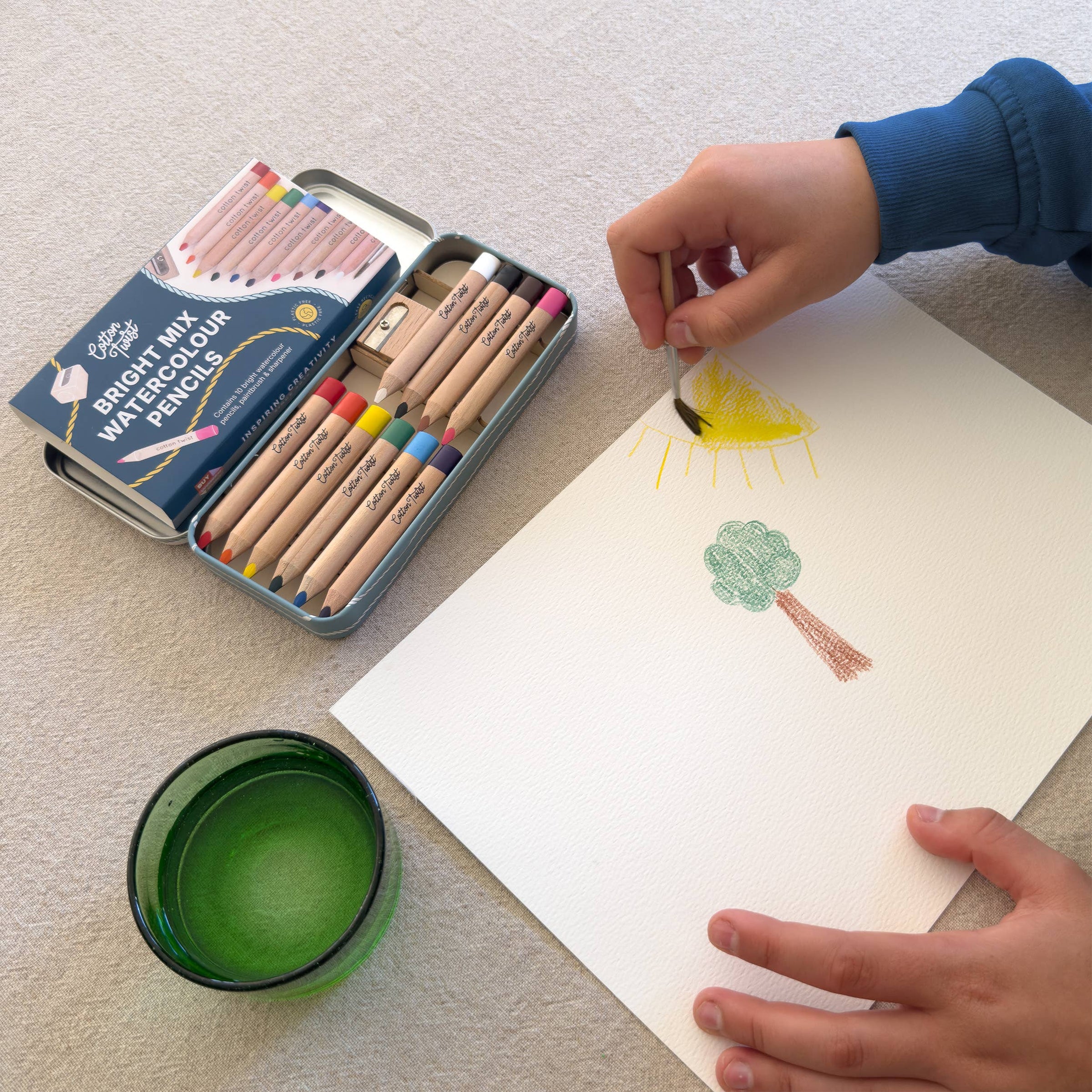 Watercolour Pencils Set: Bright Mix