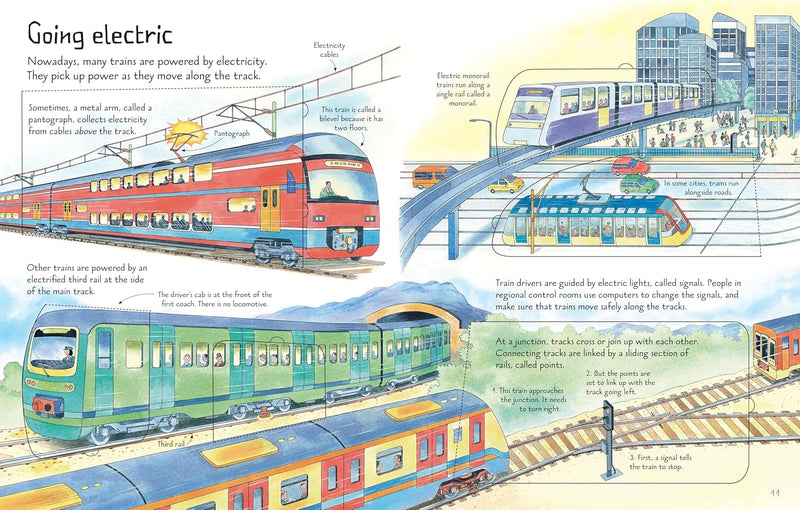Emily Bene: See Inside - Trains, illustrated by Colin King