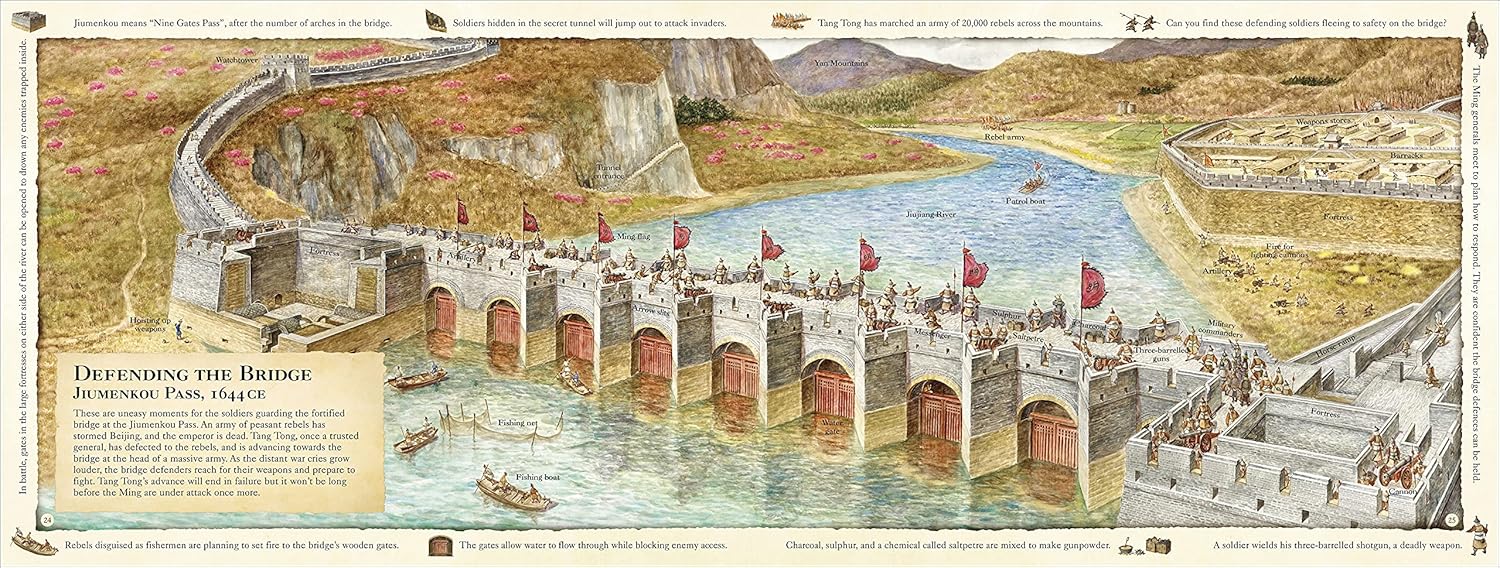 DK: The Great Wall Through Time, illustrated by Du Fei